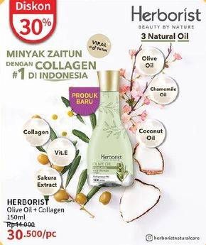 Promo Harga Herborist Olive Oil Collagen 150 ml - Guardian