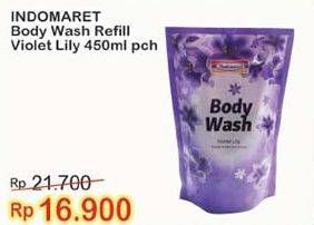 Promo Harga INDOMARET Body Wash Violet Lily 450 ml - Indomaret
