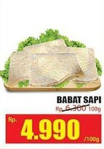 Promo Harga Sapi Babat per 100 gr - Hari Hari