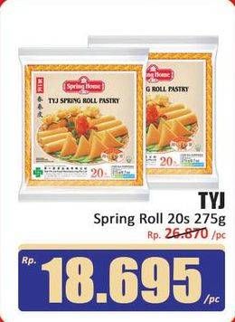 Promo Harga TYJ Spring Roll Pastry 275 gr - Hari Hari