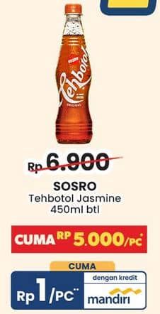 Promo Harga Sosro Teh Botol Original 450 ml - Indomaret