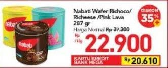 Promo Harga NABATI Bites Richoco, Pink Lava, Richeese 287 gr - Carrefour