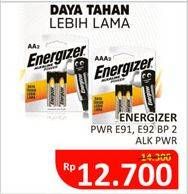 Promo Harga ENERGIZER MAX Battery E-91 BP AA, E-92 BP AAA 2 pcs - Alfamidi