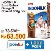 Promo Harga Indomilk Susu Bubuk Omega 3 Cokelat 800 gr - Indomaret
