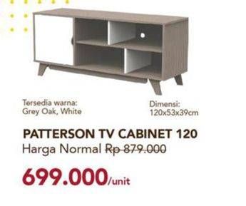 Promo Harga Patterson TV Cabinet  - Carrefour