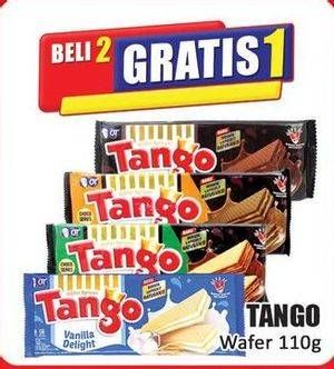 Promo Harga Tango Wafer 115 gr - Hari Hari