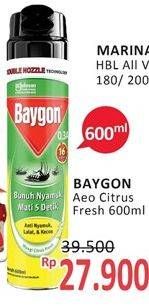 Promo Harga BAYGON Insektisida Spray Citrus Fresh 600 ml - Alfamidi