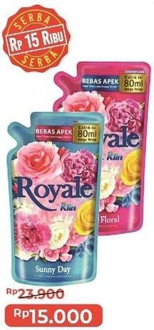 Promo Harga SO KLIN Royale Parfum Collection Pink Satin, Sunny Day, Sweet Floral 800 ml - Alfamart