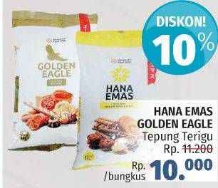 Promo Harga Hana Emas / Golden Eagle Tepung Terigu  - LotteMart