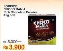 Promo Harga CHOCO MANIA Choco Chip Cookies Rich Choco 45 gr - Indomaret