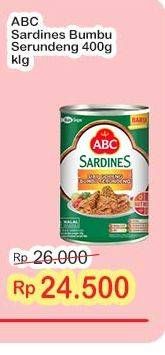 Promo Harga ABC Sardines Bumbu Serundeng 400 gr - Indomaret
