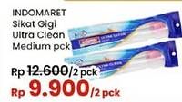 Promo Harga Indomaret Sikat Gigi Ultra Clean Medium  - Indomaret
