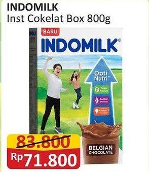 Promo Harga Indomilk Susu Bubuk Omega 3 Cokelat 800 gr - Alfamart