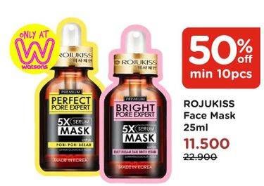 Promo Harga ROJUKISS Pore Expert 5X Serum Mask 25 ml - Watsons
