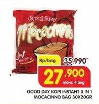 Promo Harga Good Day Instant Coffee 3 in 1 3in1 30 pcs - Superindo