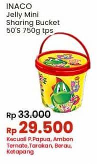 Promo Harga Inaco Mini Jelly per 50 cup 15 gr - Indomaret