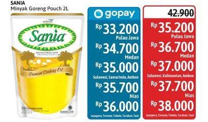 Promo Harga Sania Minyak Goreng 2000 ml - Alfamidi