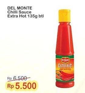 Promo Harga DEL MONTE Sauce Extra Hot Chilli 140 ml - Indomaret