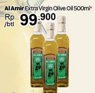 Promo Harga AL AMIR Extra Virgin Olive Oil 500 ml - Carrefour
