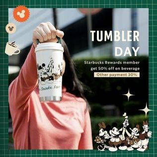 Promo Harga Tumbler Day  - Starbucks