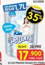 Promo Harga So Klin Pewangi All Variants 1700 ml - Superindo