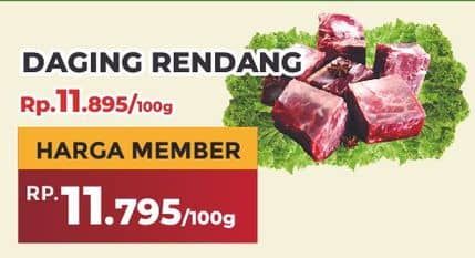 Promo Harga Daging Rendang Sapi per 100 gr - Yogya