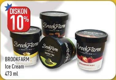 Promo Harga BROOKFARM Ice Cream 473 ml - Hypermart