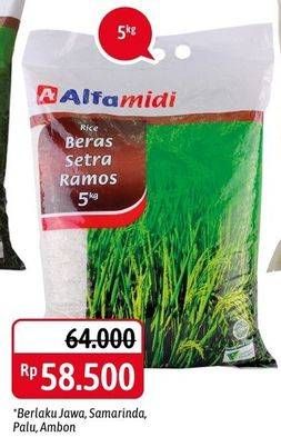 Promo Harga Alfamidi Beras Setra Ramos 5000 gr - Alfamidi