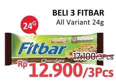 Promo Harga FITBAR Makanan Ringan Sehat All Variants 24 gr - Alfamidi
