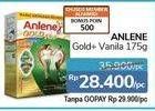 Promo Harga ANLENE Gold Plus Susu High Calcium Vanila 175 gr - Alfamidi