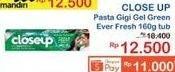 Promo Harga CLOSE UP Pasta Gigi Everfresh Menthol Fresh 160 gr - Indomaret