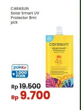 Promo Harga Carasun Solar Smart UV Protector Spf 45 8 ml - Indomaret