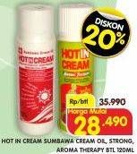 Promo Harga Hot In Cream Nyeri Otot Sumbawa Cream Oil, Strong, Aroma Therapy 120 ml - Superindo