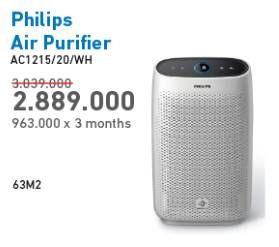 Promo Harga PHILIPS AC1215/20 | Air Purifier  - Electronic City