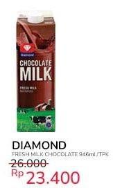 Promo Harga Diamond Fresh Milk Chocolate 946 ml - Indomaret