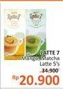 Promo Harga Latte 7 Latte Mango, Matcha Latte 5 pcs - Alfamidi