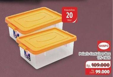 Promo Harga SHINPO Container Box Polaris 125-CB20  - Lotte Grosir