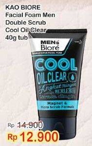 Promo Harga BIORE MENS Facial Foam Cool Oil Clear 40 gr - Indomaret