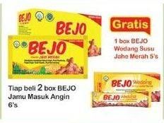 Promo Harga BINTANG TOEDJOE Bejo Jahe Merah per 6 sachet 15 ml - Indomaret