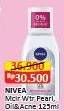 Promo Harga Nivea MicellAir Skin Breathe Micellar Water Oil Acne Care, Pearl White 125 ml - Alfamart