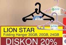 Promo Harga LION STAR Folding Hanger  - Yogya