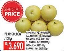 Promo Harga Pear Golden per 100 gr - Hypermart