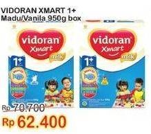 Promo Harga VIDORAN Xmart 1+ Madu, Vanilla 950 gr - Indomaret