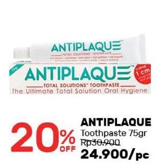 Promo Harga ANTIPLAQUE Toothpaste 75 gr - Guardian