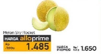 Promo Harga Melon Sky Rocket per 100 gr - Carrefour