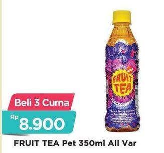 Promo Harga SOSRO Fruit Tea All Variants per 3 botol 350 ml - Alfamart