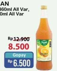 Promo Harga MARJAN Syrup Squash All Variants 450 ml - Alfamart