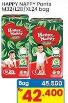 Promo Harga Happy Nappy Smart Pantz Diaper XL24, M32, L28 24 pcs - Indomaret
