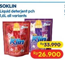 Promo Harga So Klin Liquid Detergent All Variants 1600 ml - Hypermart
