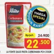 Promo Harga La Fonte Saus Pasta Carbonara 315 gr - Superindo